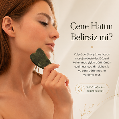 Velissa™ Gua Sha Yüz Masaj Taşı 2'li Set