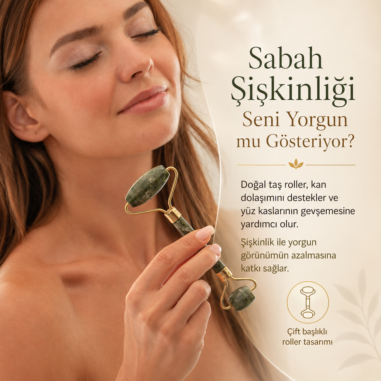 Velissa™ Gua Sha Yüz Masaj Taşı 2'li Set